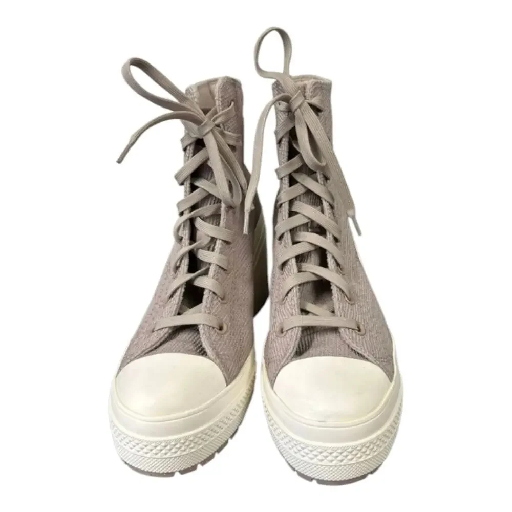 CONVERSE Chuck 70 De Luxe Heel Stone Gray Boots Shoes NEW Men's Size 10.5‎